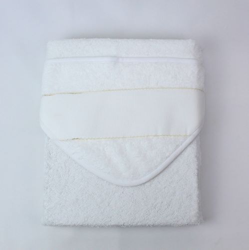 Toalha Banho Bebé Bordar White Personalizável