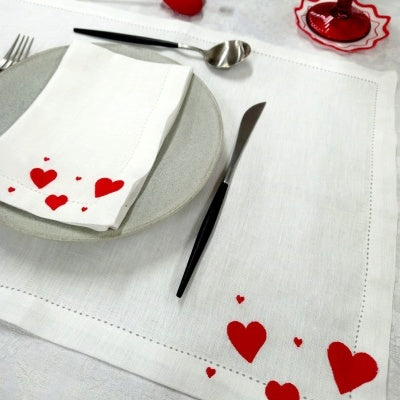 Individual Namorados Linho JOL