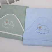 Toalha Banho Bebé Urso Nuvem Colors