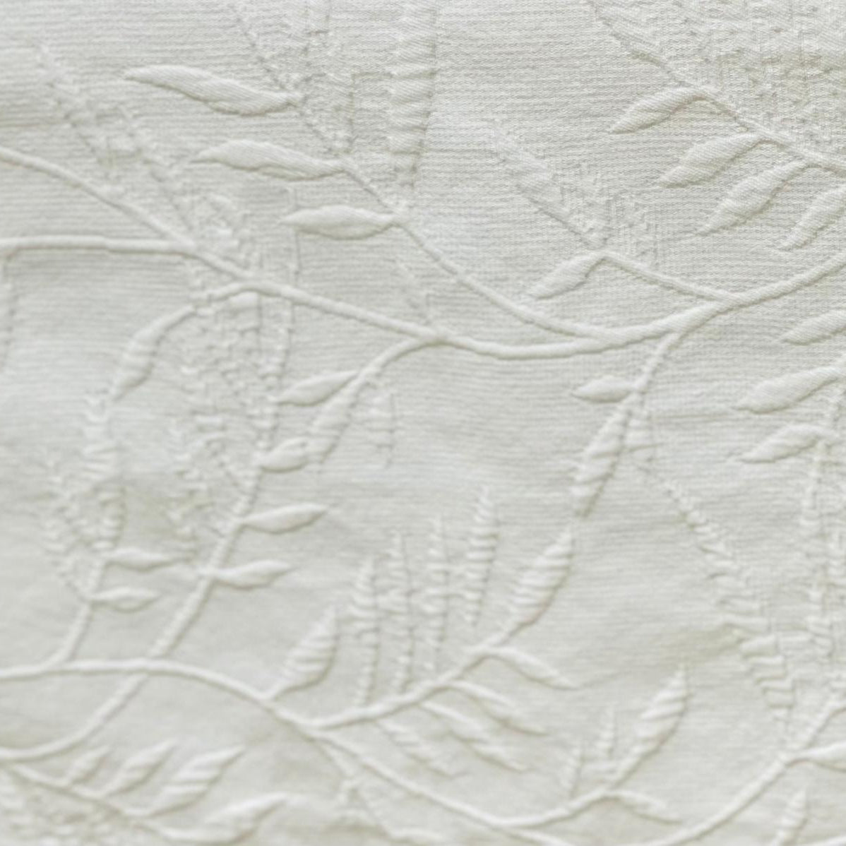 Colcha Algodão Folhas