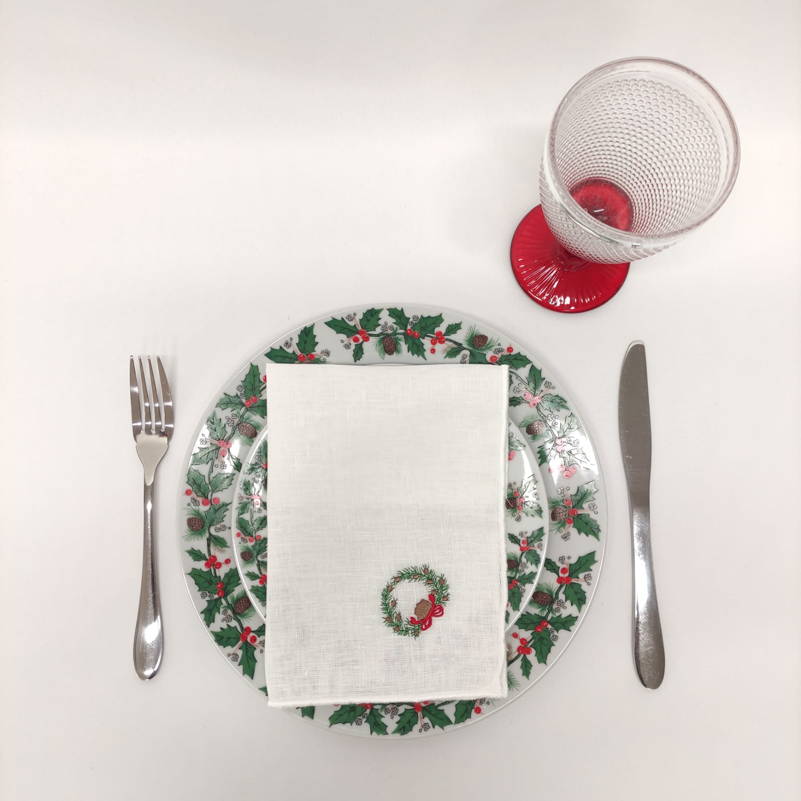 Guardanapo Rolinho Linho Of Grinalda White