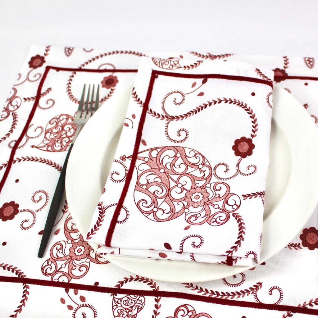 Guardanapo Viana Red Rolinho