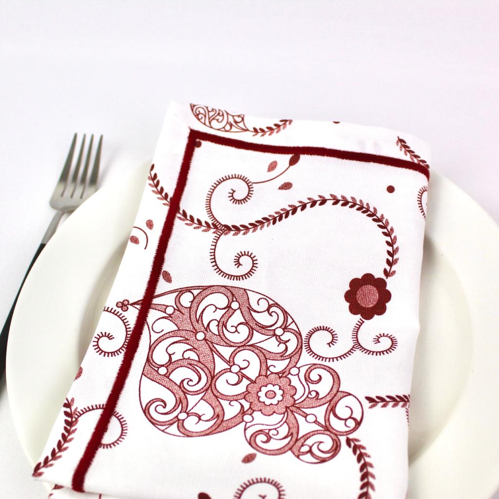 Guardanapo Viana Red Rolinho