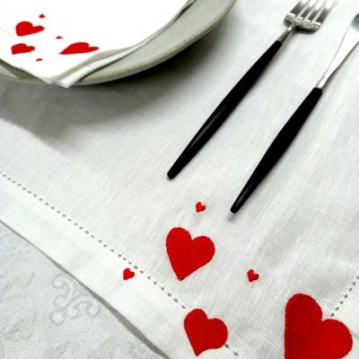 Individual Namorados Linho JOL