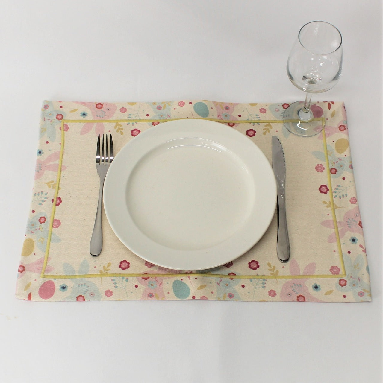 Individual Happy Páscoa Bege