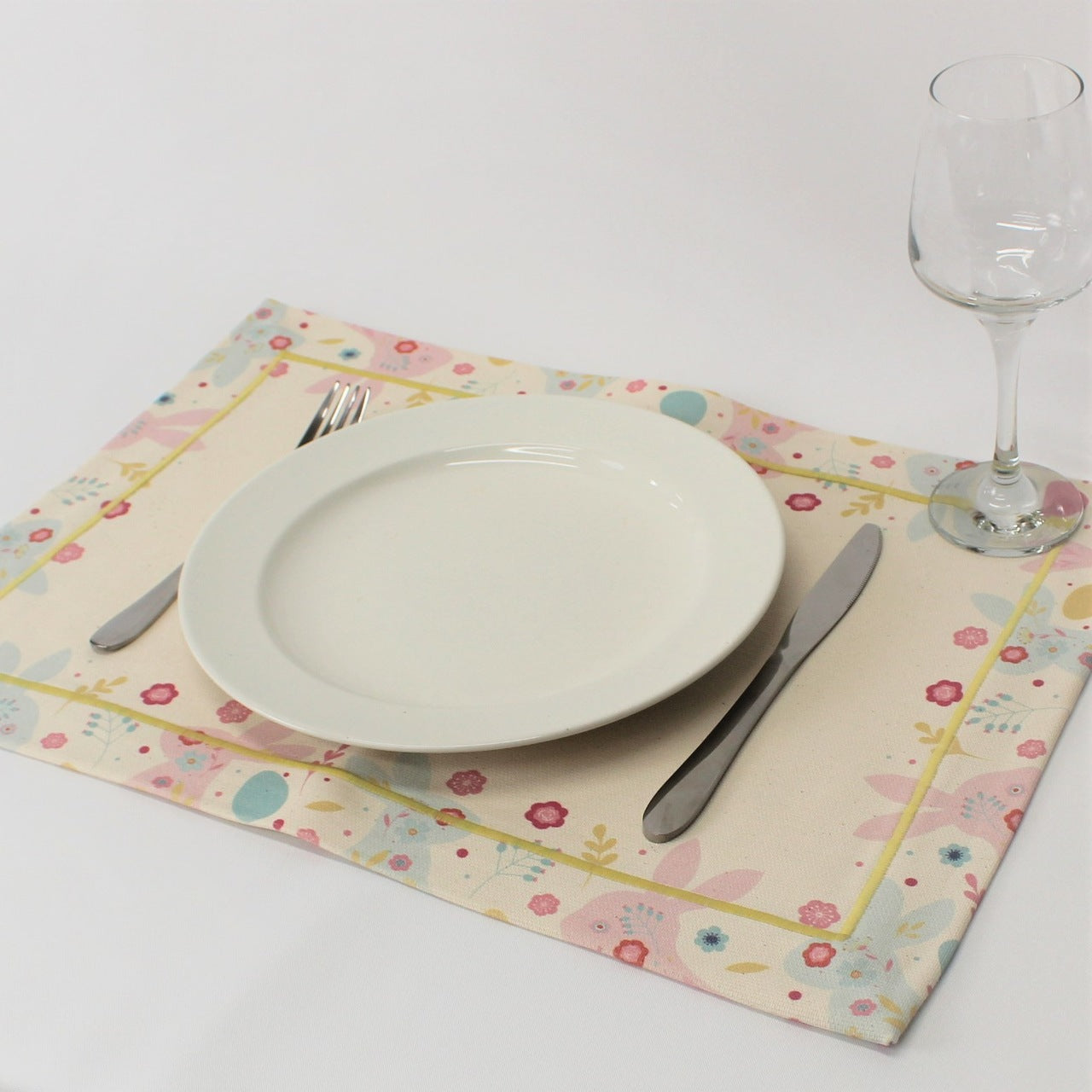 Individual Happy Páscoa Bege