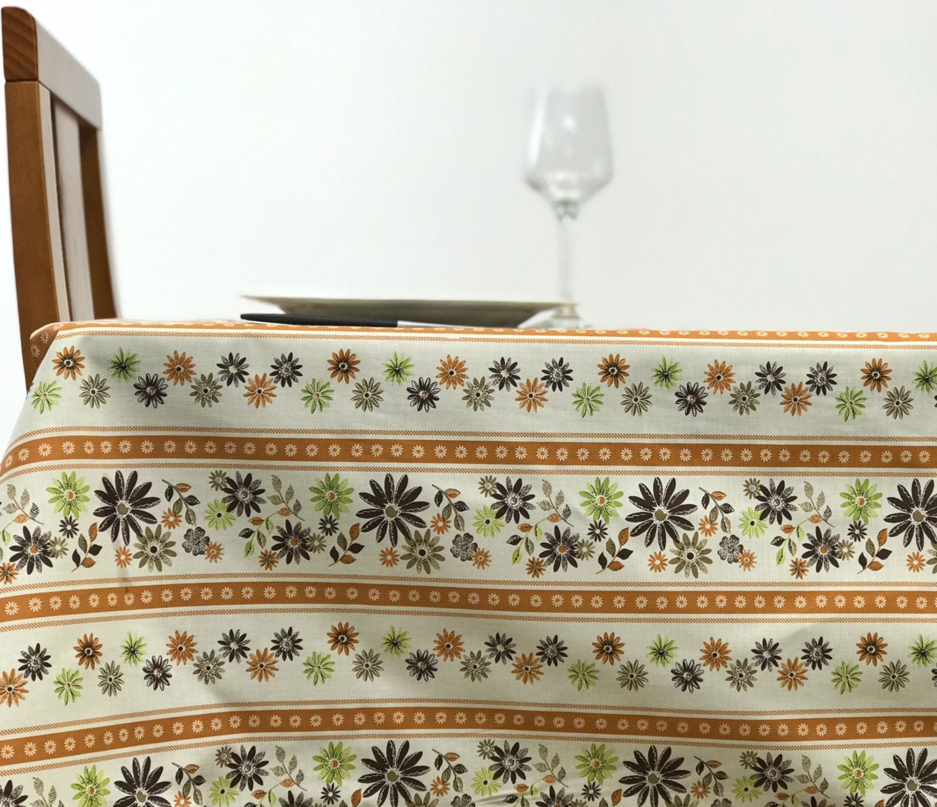 Toalha de mesa Algodão Flores