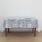 Toalha de Mesa Linho ROL Flores Azul