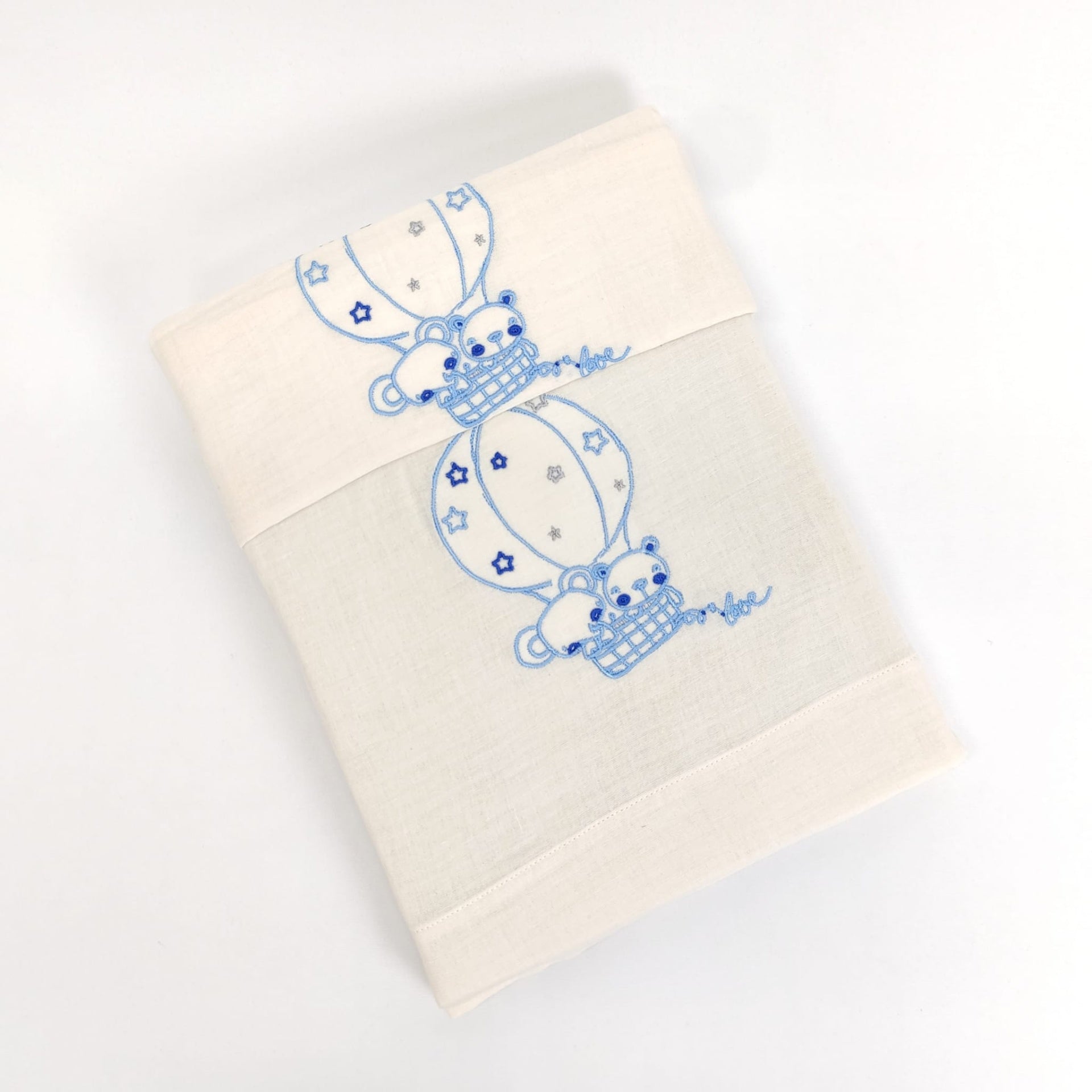 Jogo de Cama Musselina Bebé Balões Colors