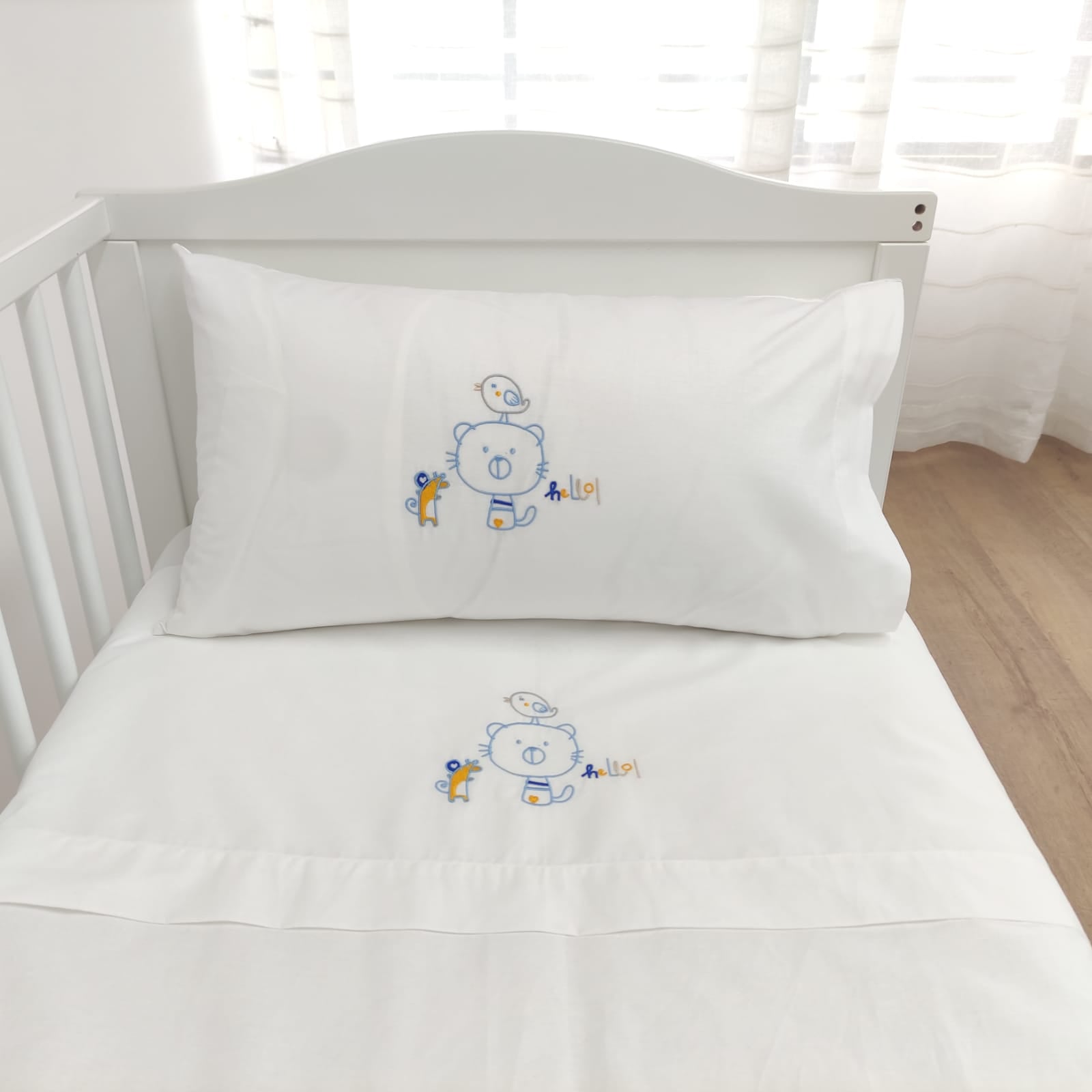 Jogo de Cama Bebé Gato