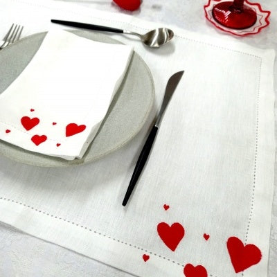 Individual Namorados Linho JOL