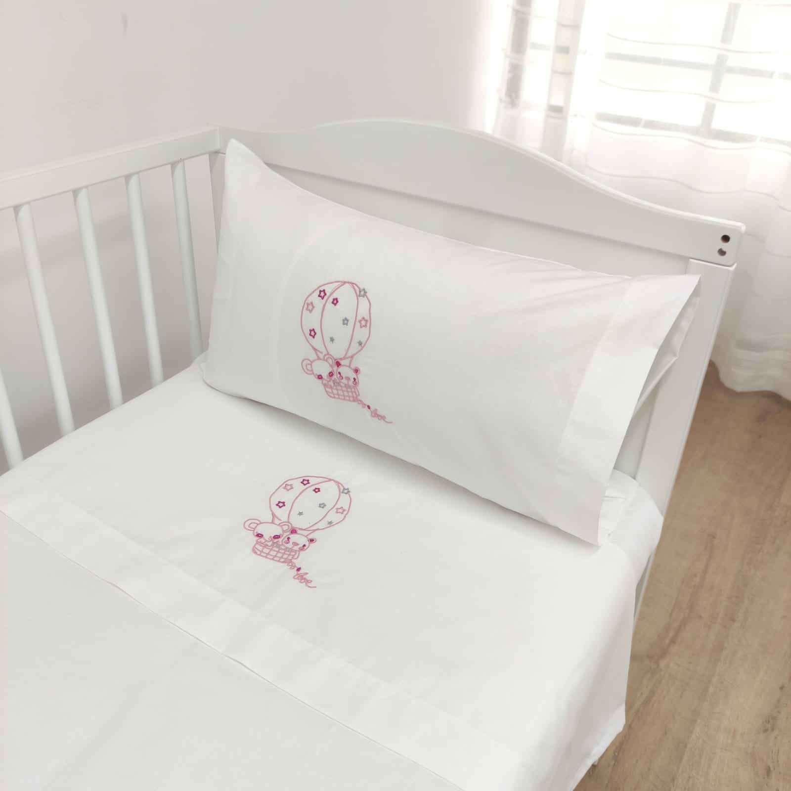 Jogo de Cama Bebé Balões