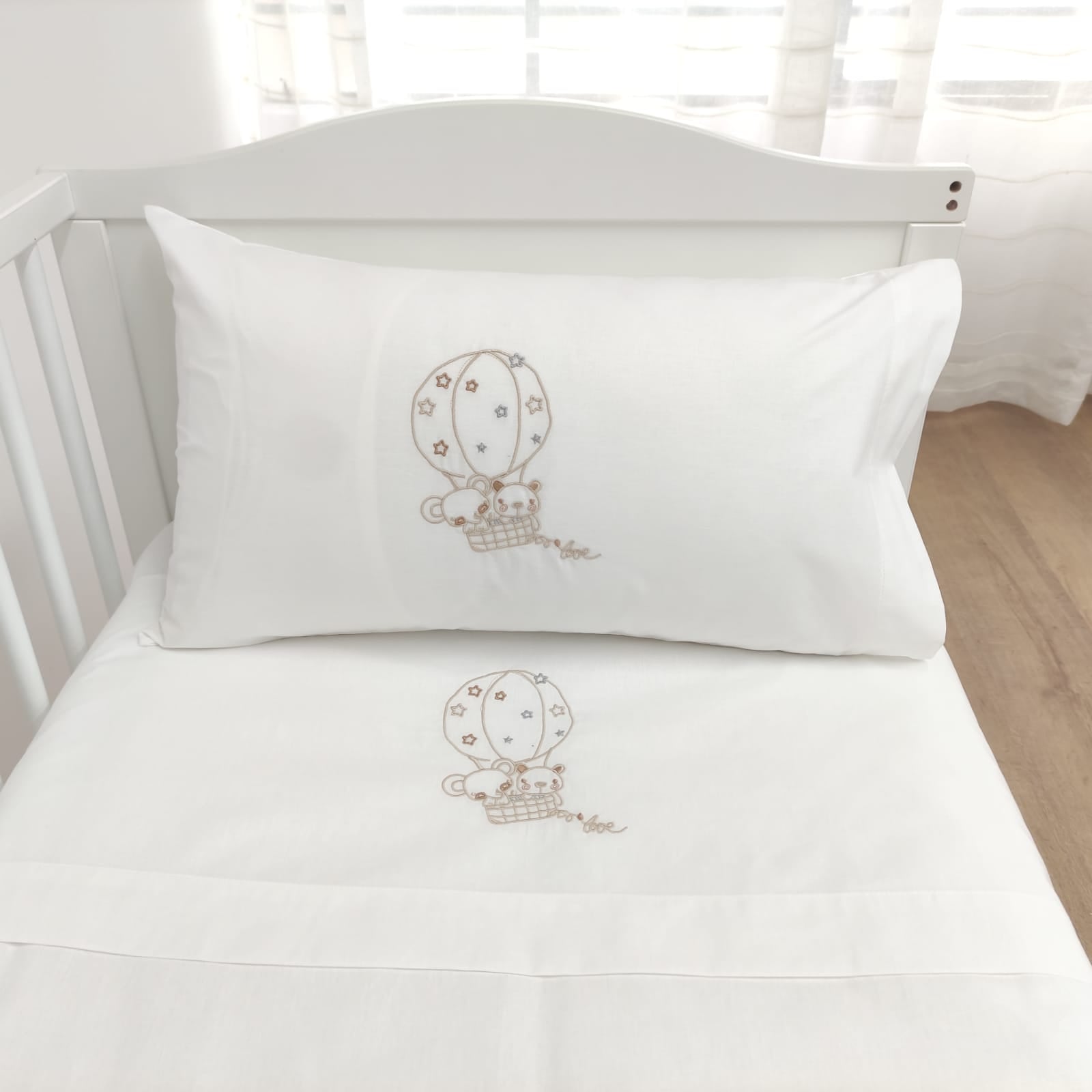 Jogo de Cama Bebé Balões