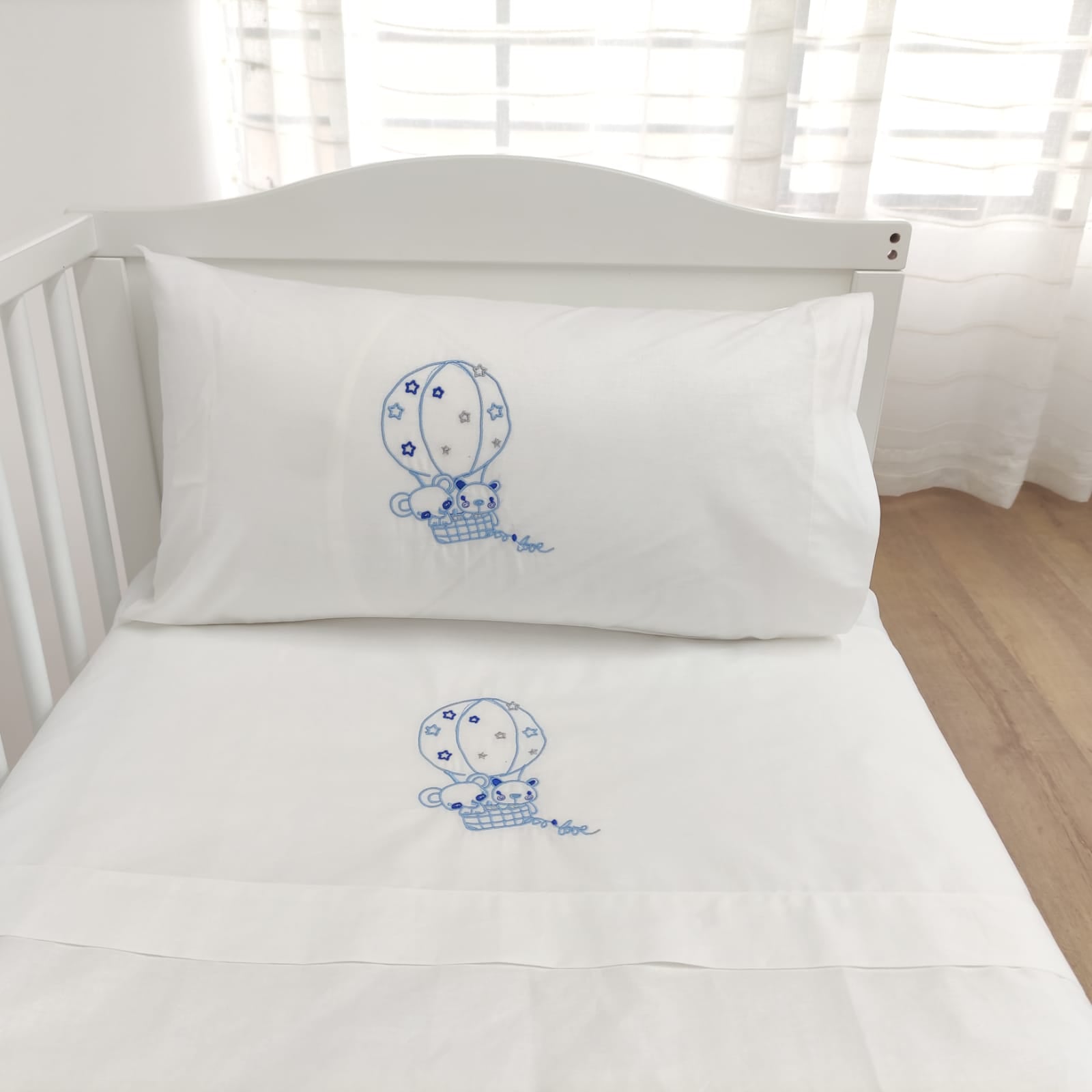 Jogo de Cama Bebé Balões