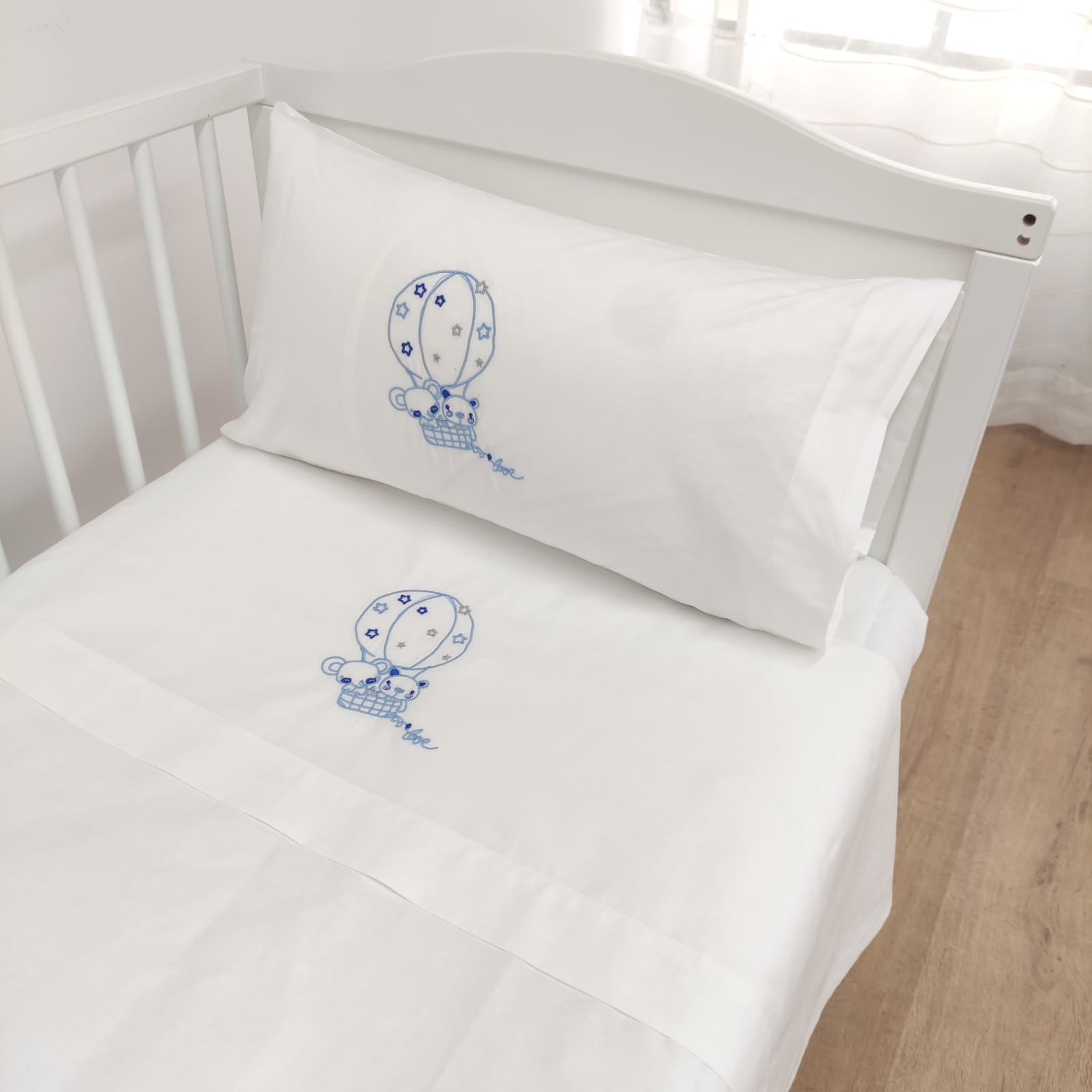 Jogo de Cama Bebé Balões