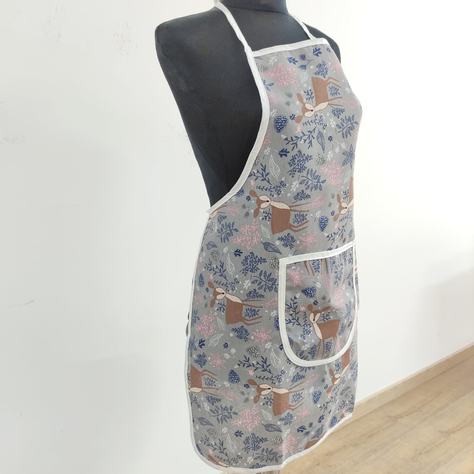 Avental Estampado Bambi Cinzento