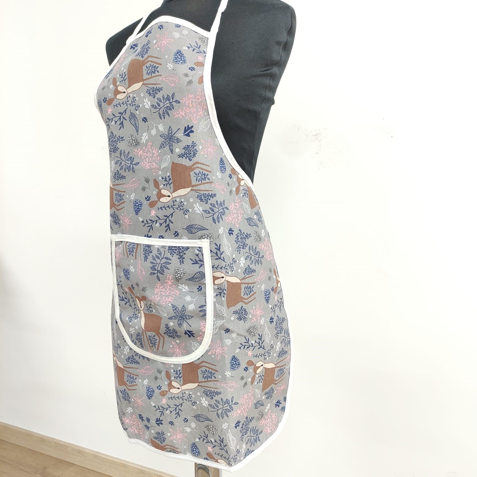 Avental Estampado Bambi Cinzento