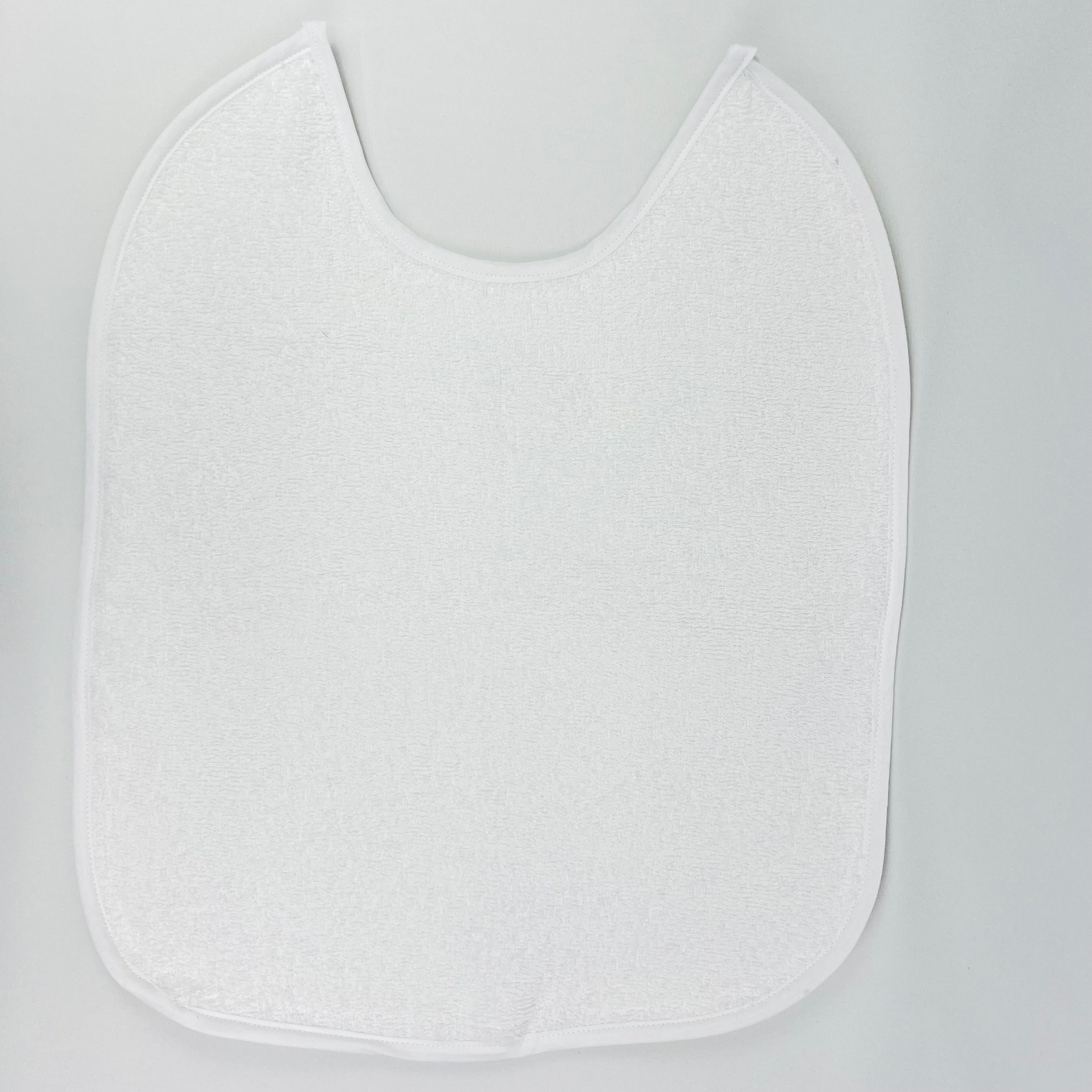 Babete Adulto Felpo Com Plástico