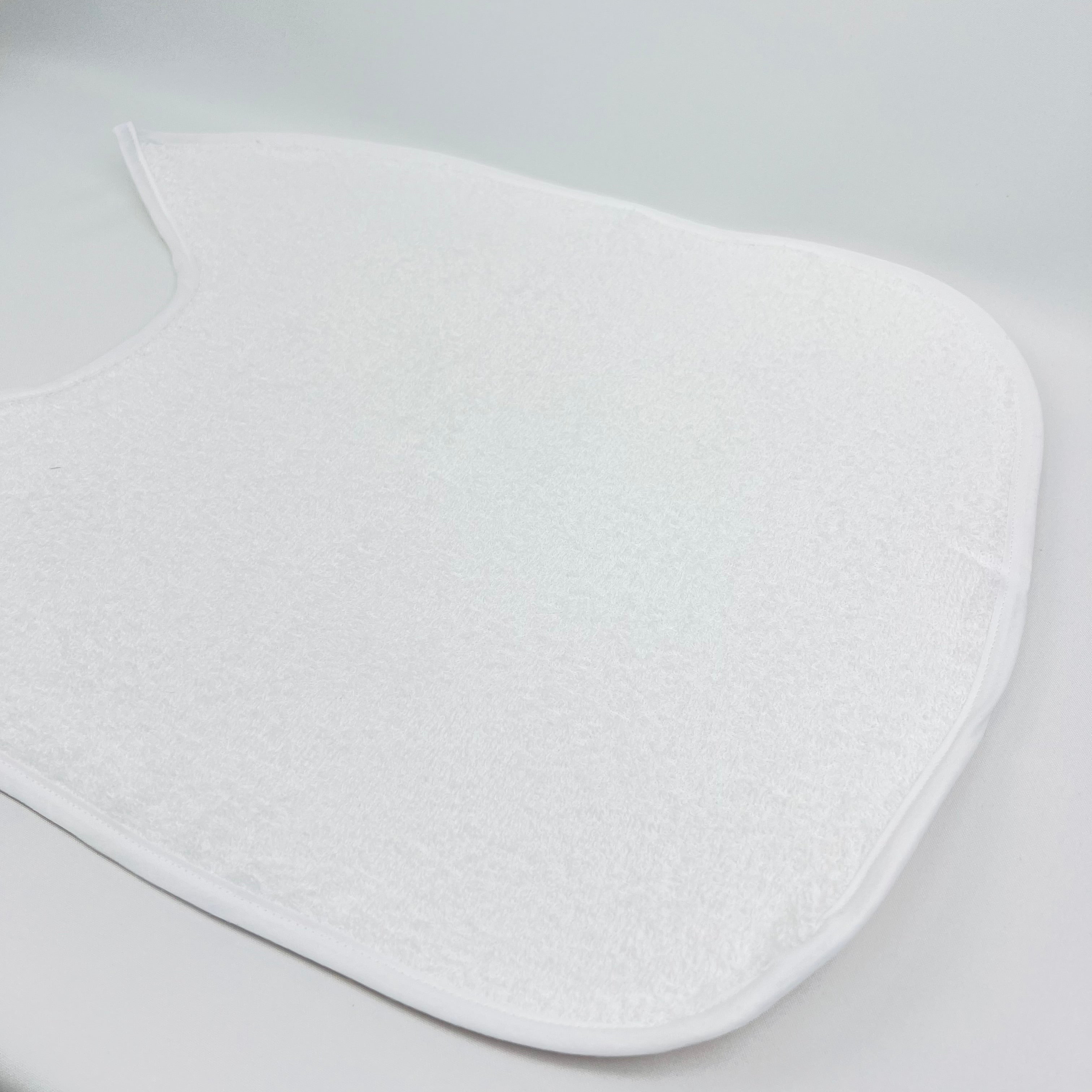 Babete Adulto Felpo Com Plástico