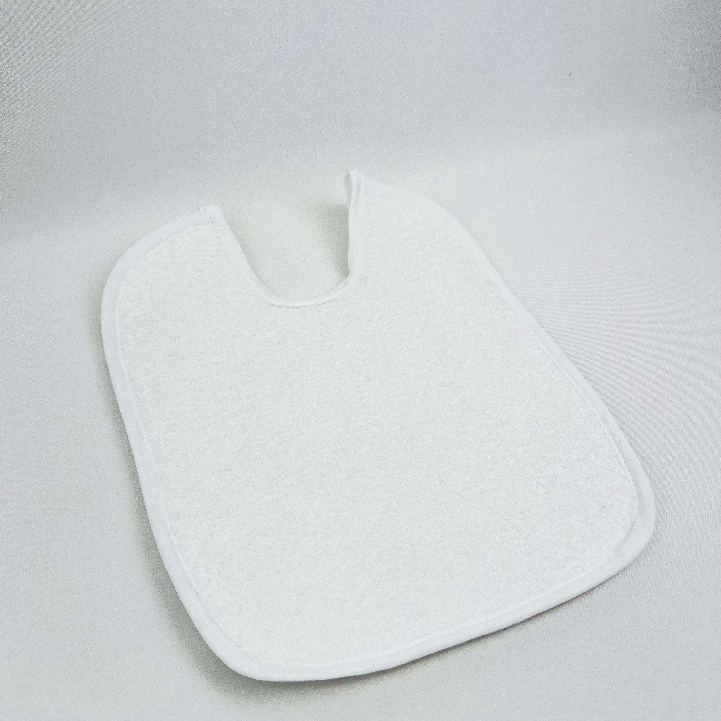 Babete Adulto Felpo Com Plástico