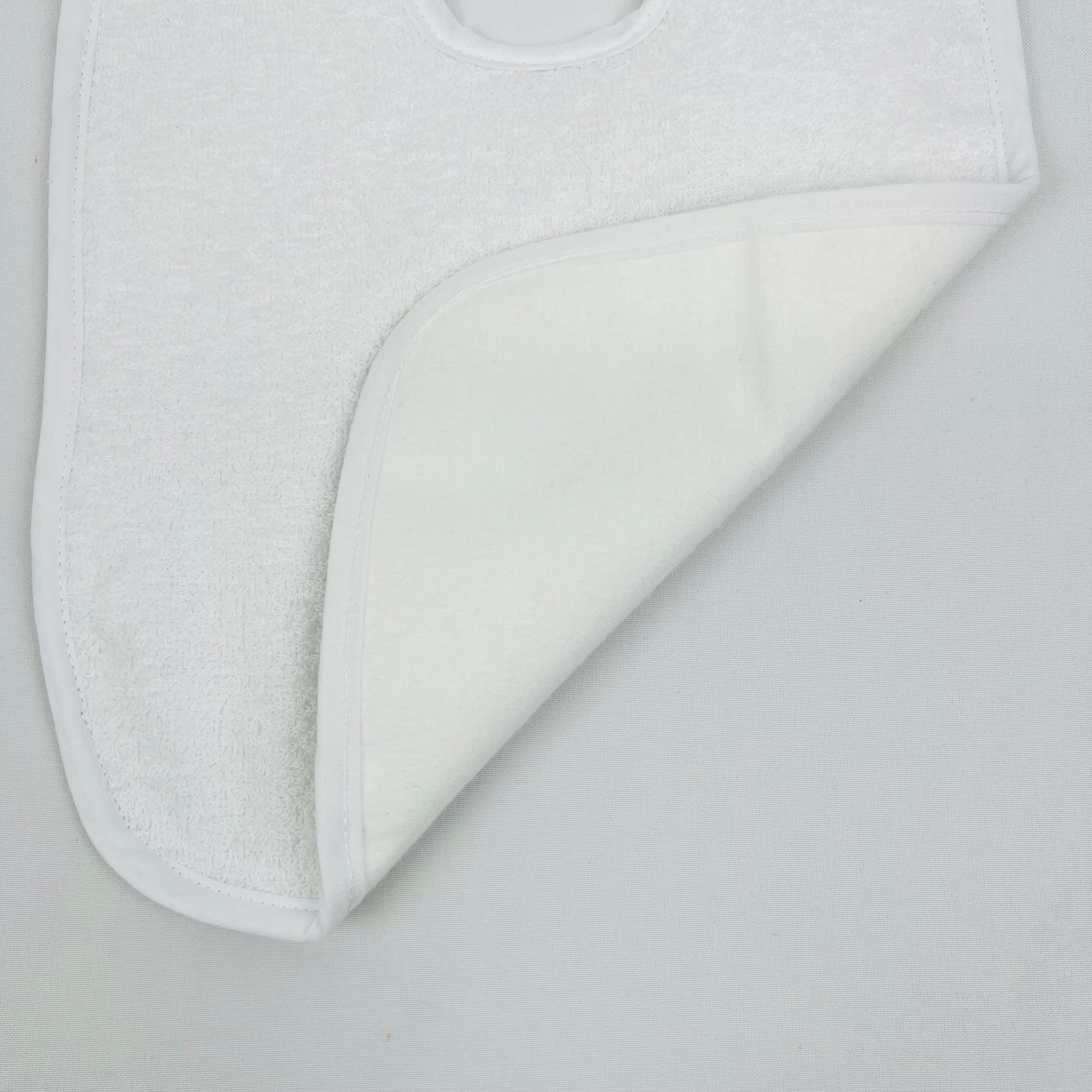 Babete Adulto Felpo Com Plástico