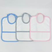 Babete Bebé Quadrada com Plástico