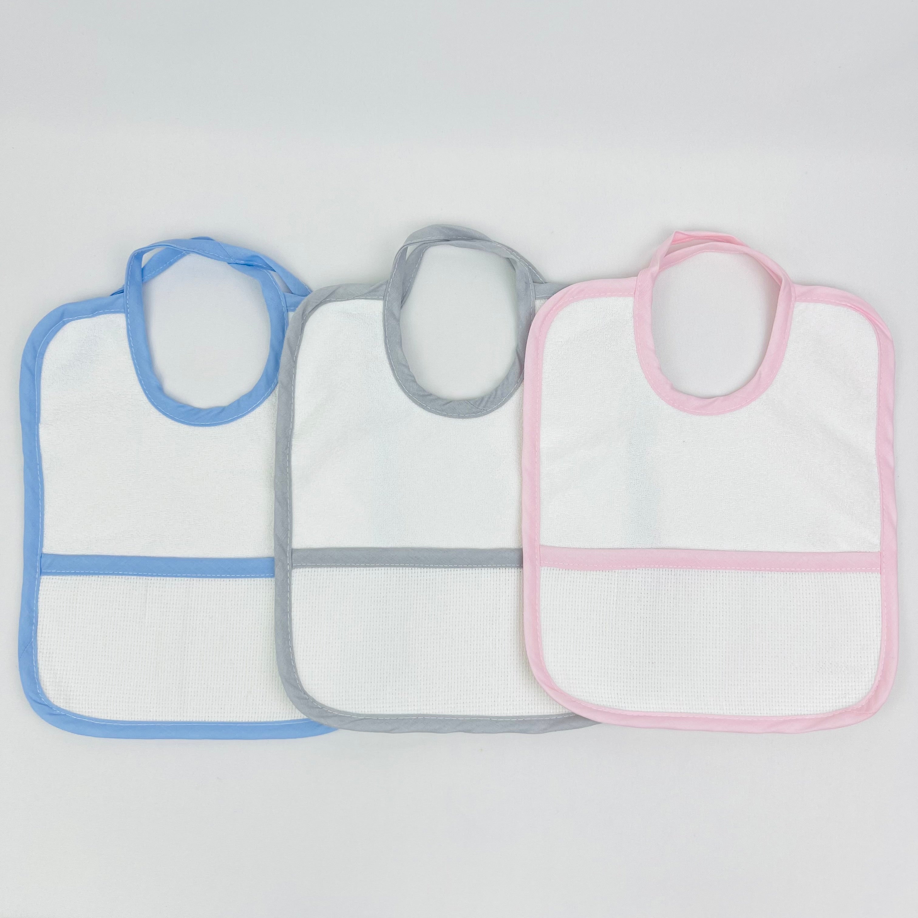 Babete Bebé Quadrada com Plástico