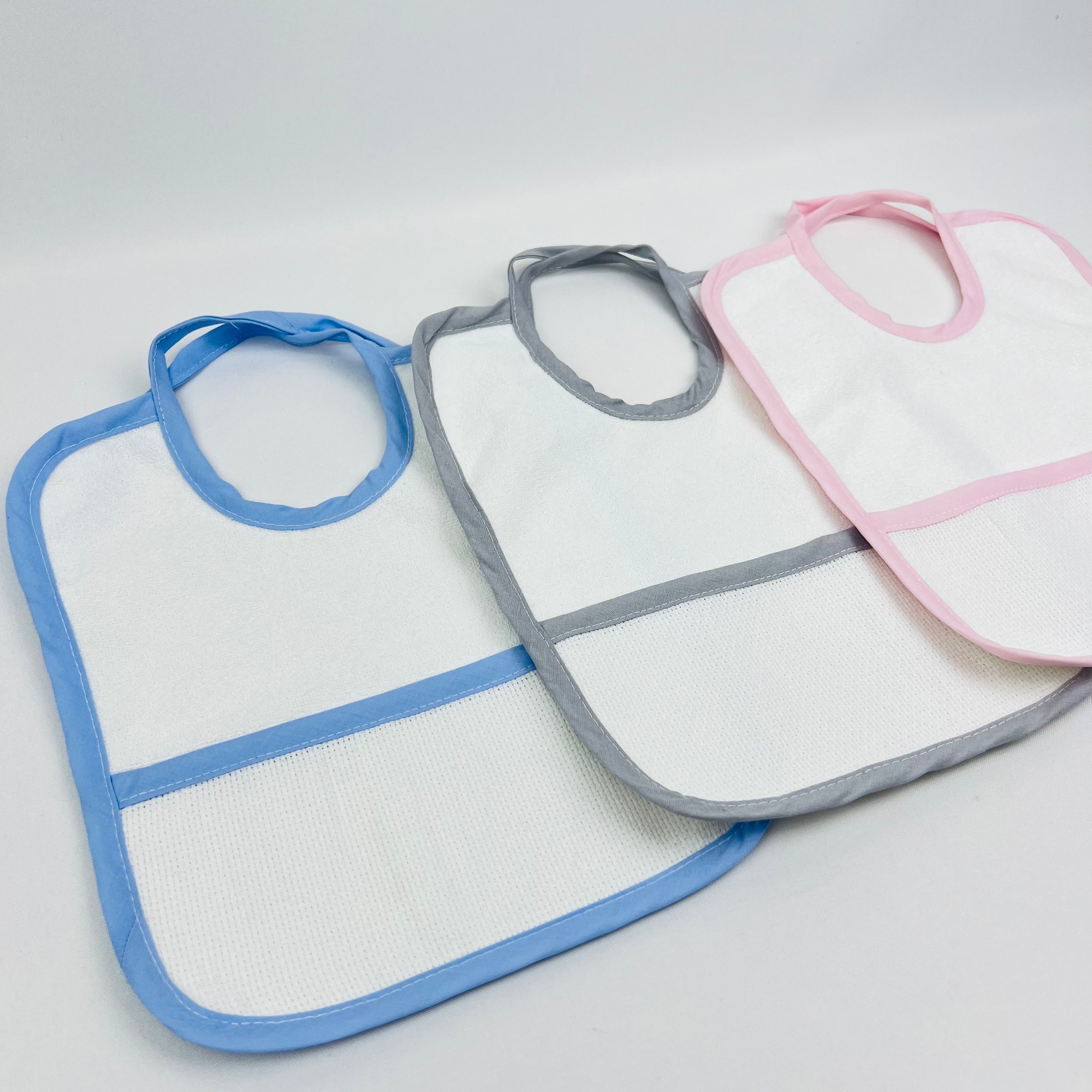 Babete Bebé Quadrada com Plástico