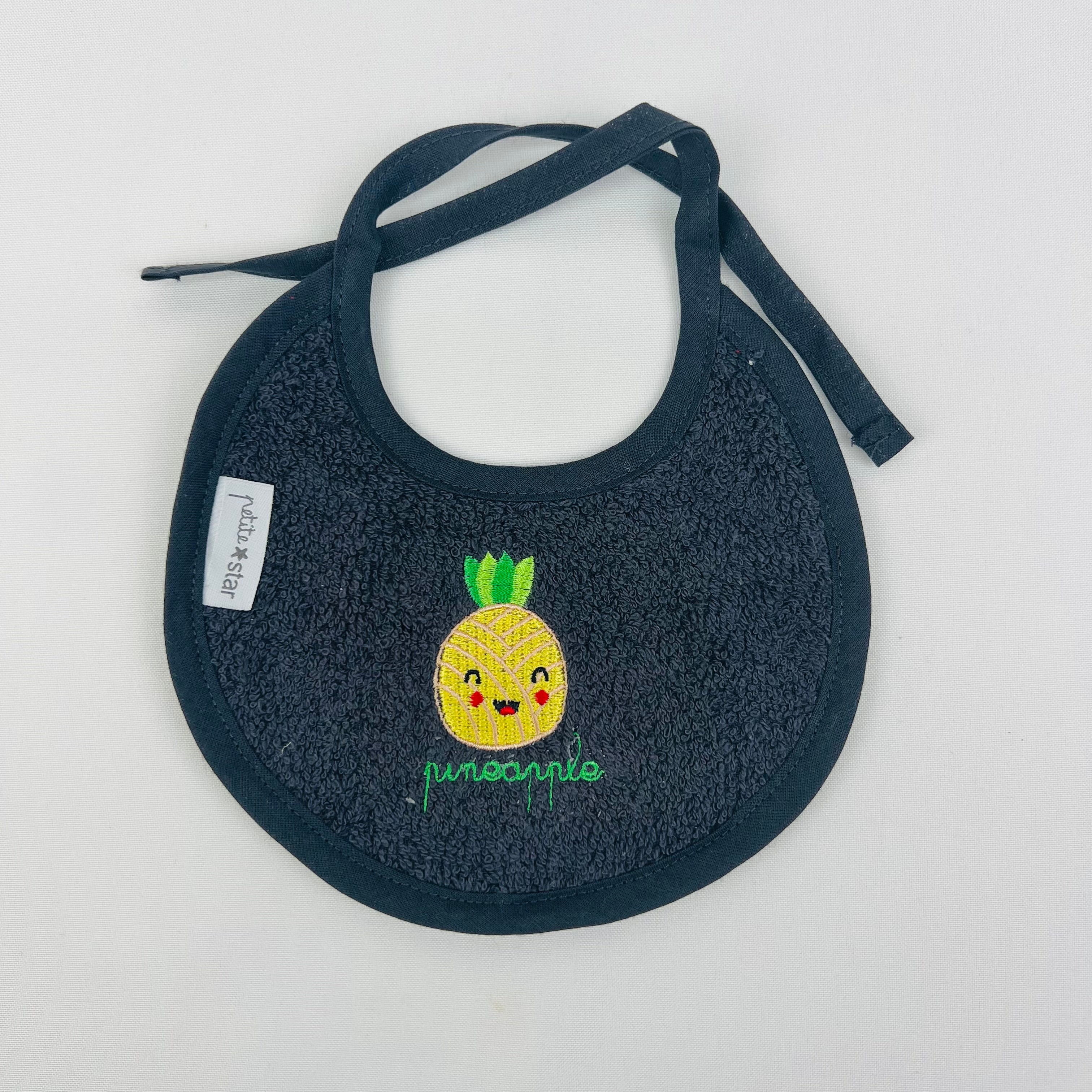 Babete Bebé Redonda Ananás