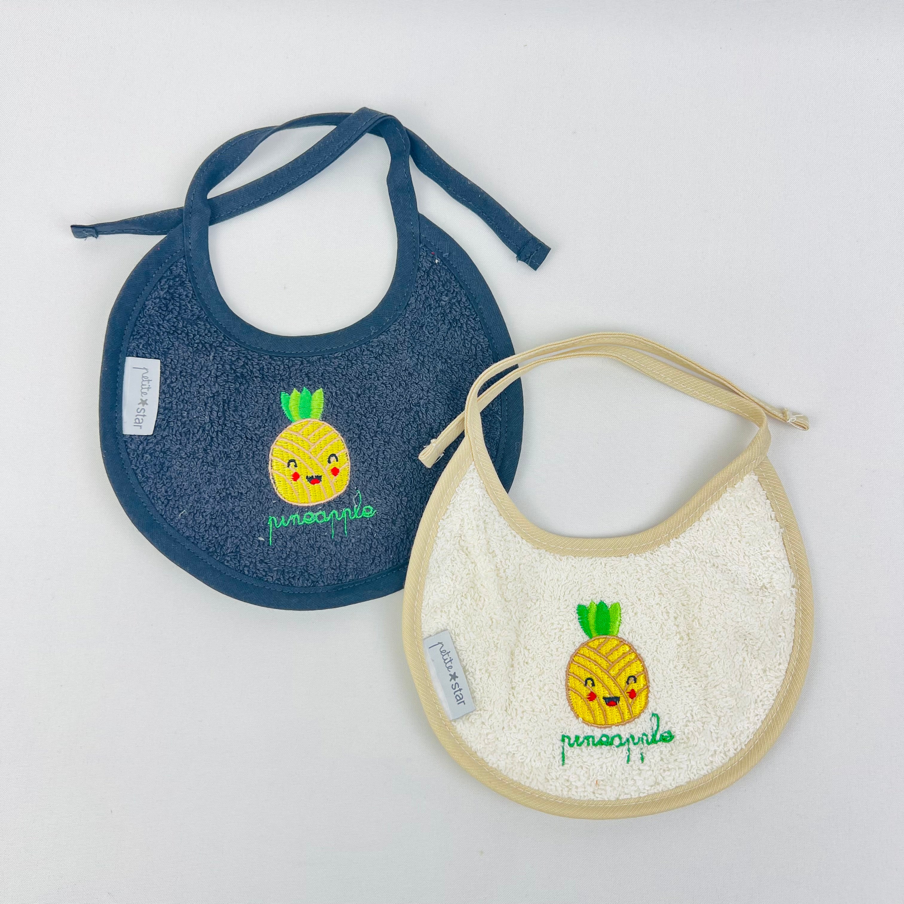 Babete Bebé Redonda Ananás