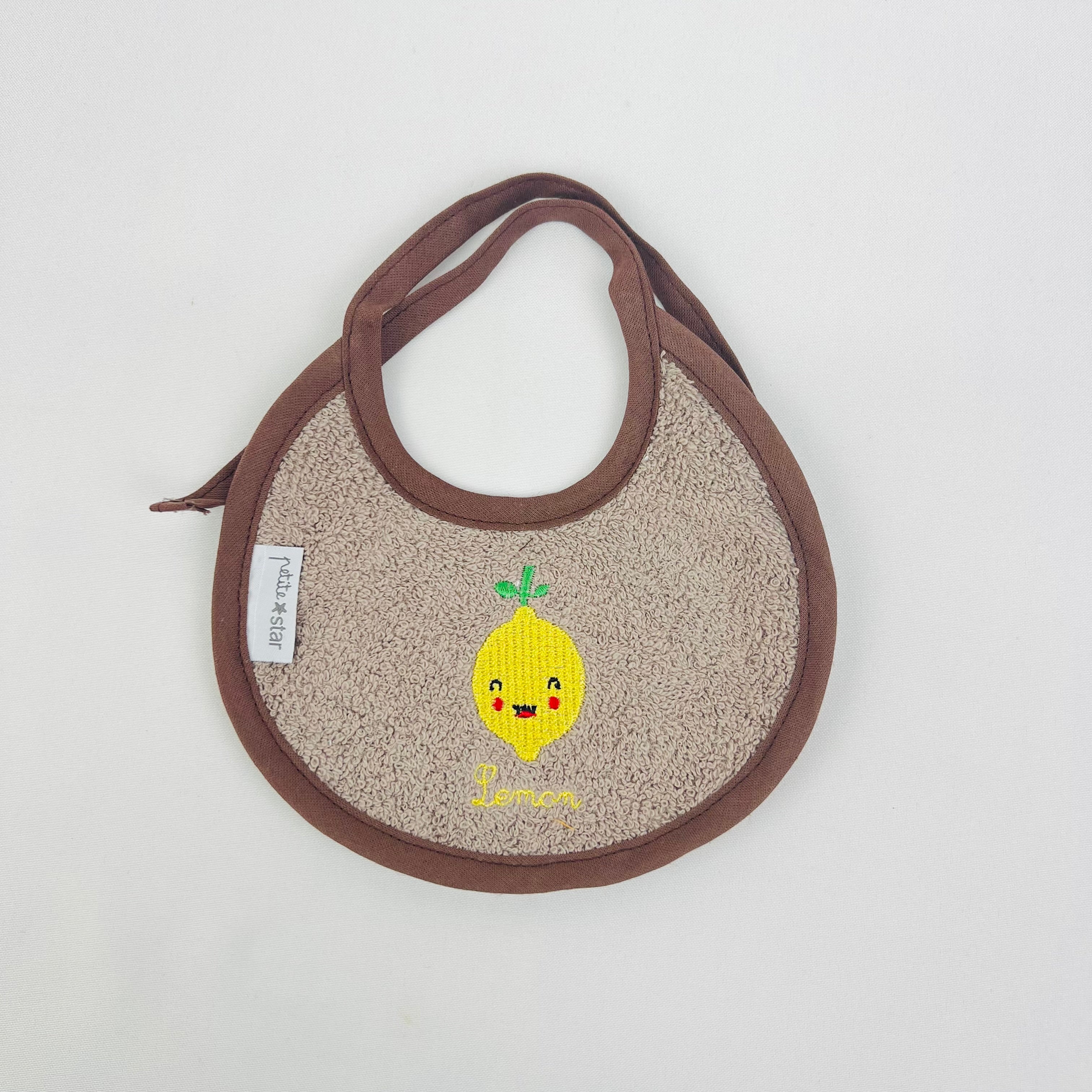 Babete Bebé Redonda Limão