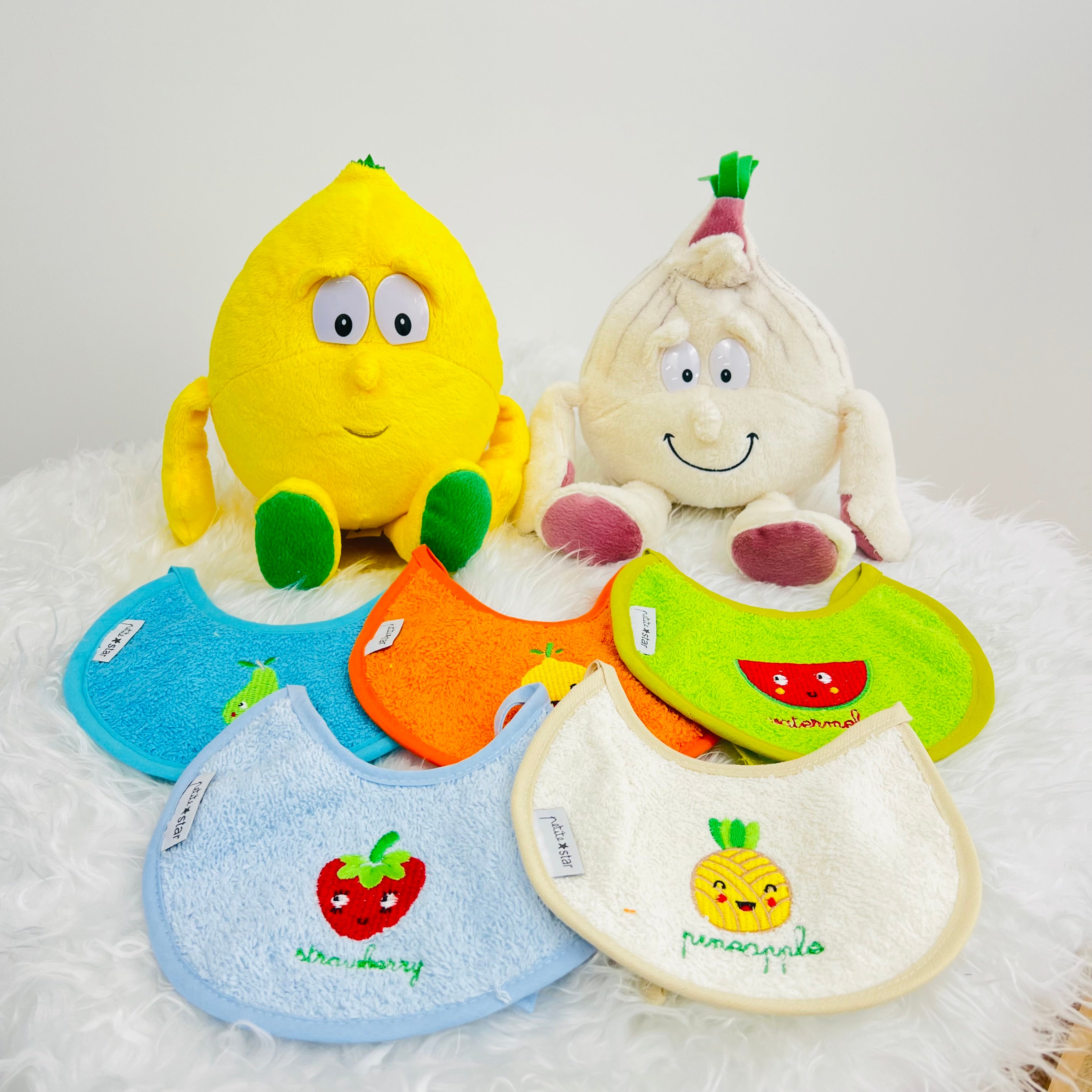 Babete Bebé Redonda Limão