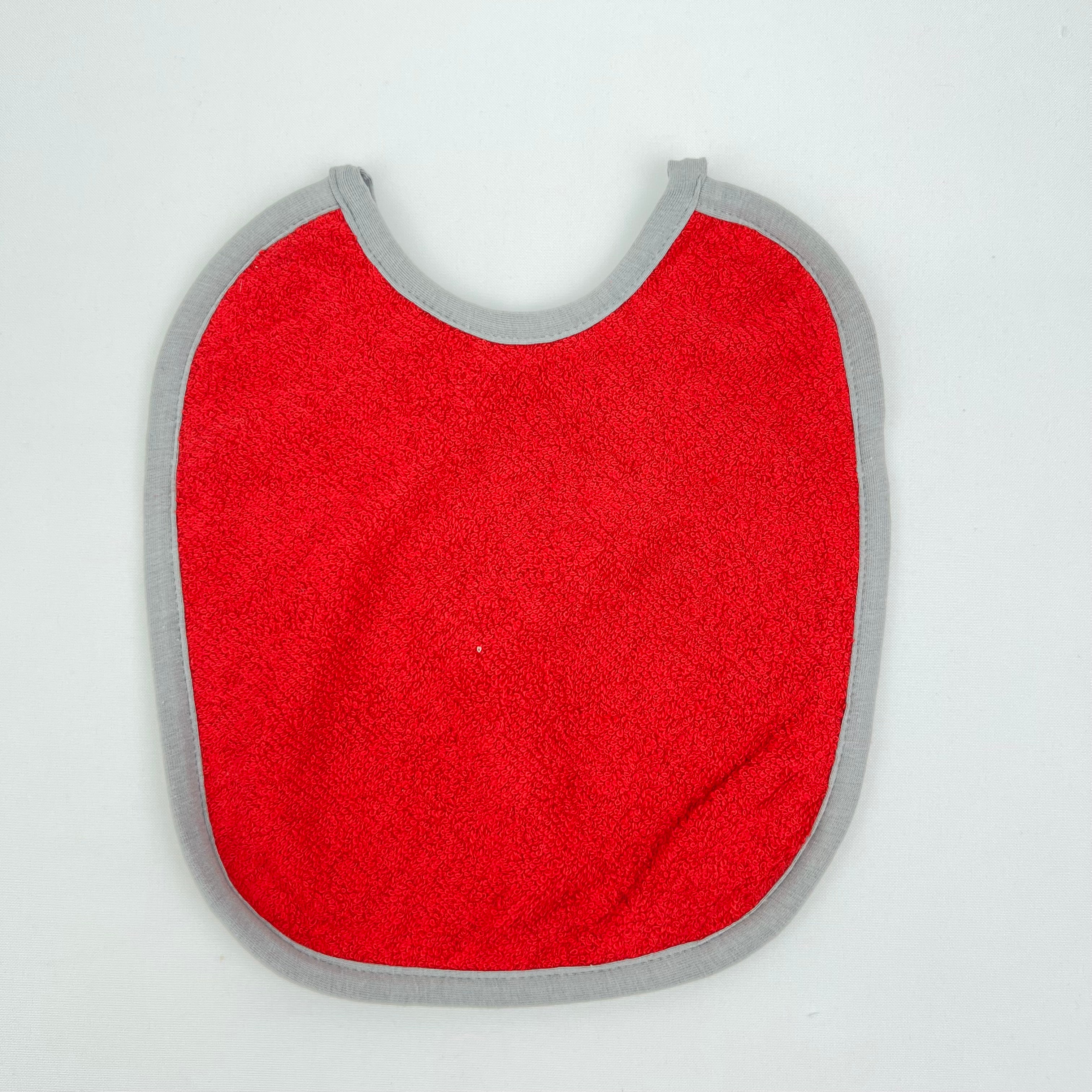 Babete Bebé Felpo Red