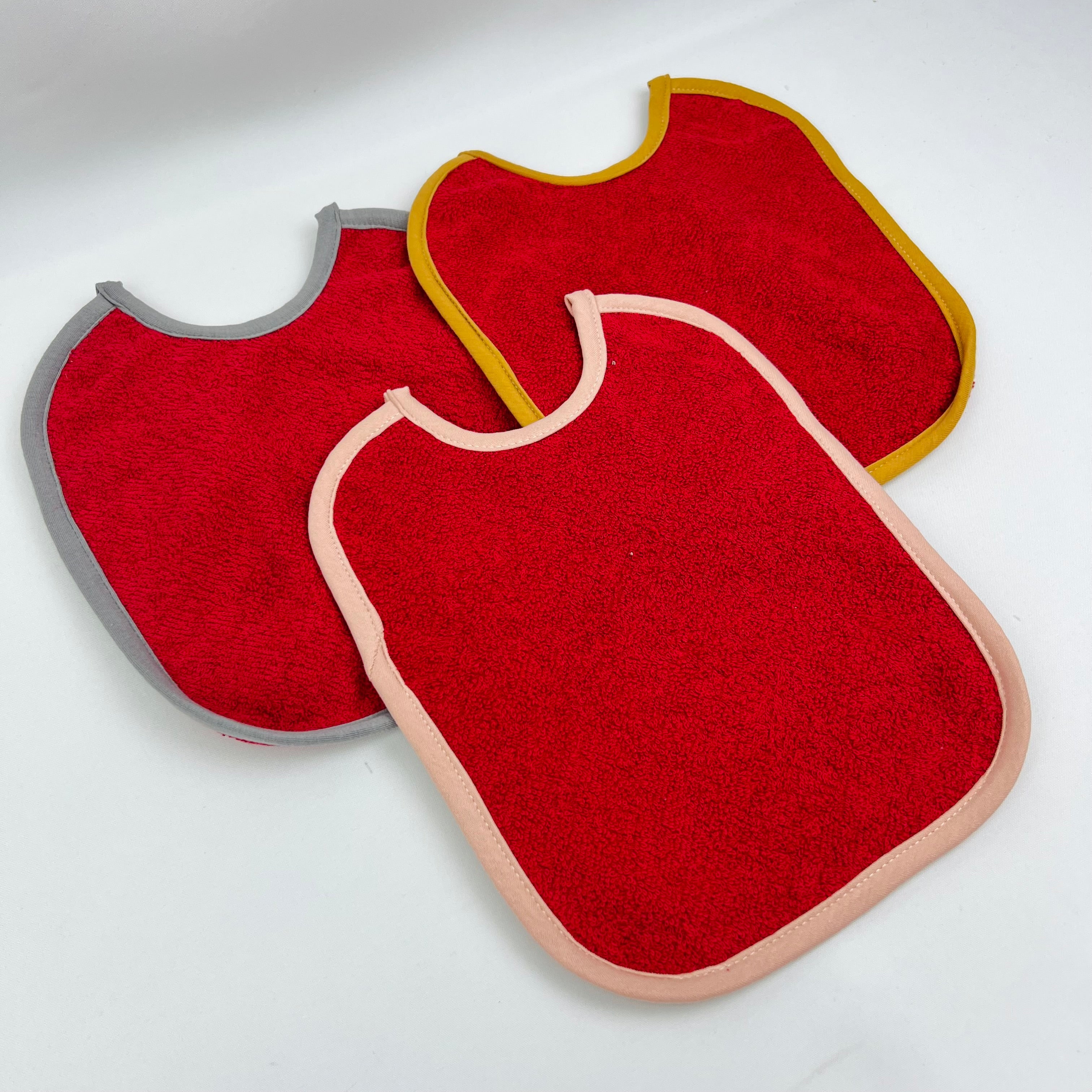 Babete Bebé Felpo Red