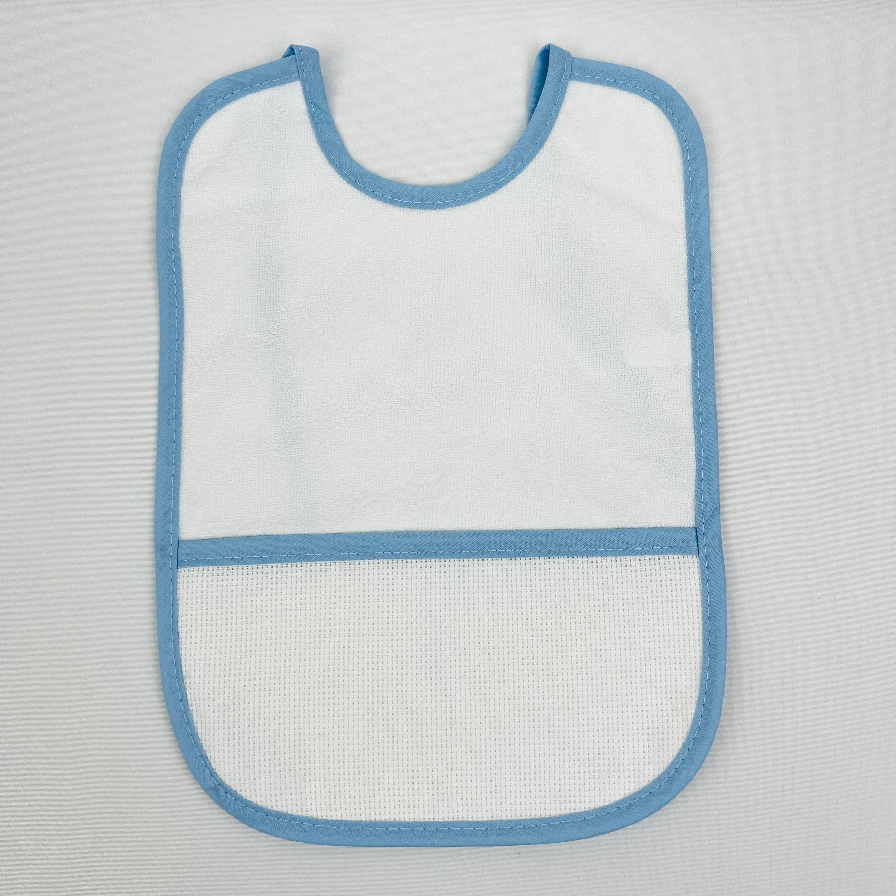 Babete Bebé Quadrada Grande com Plástico