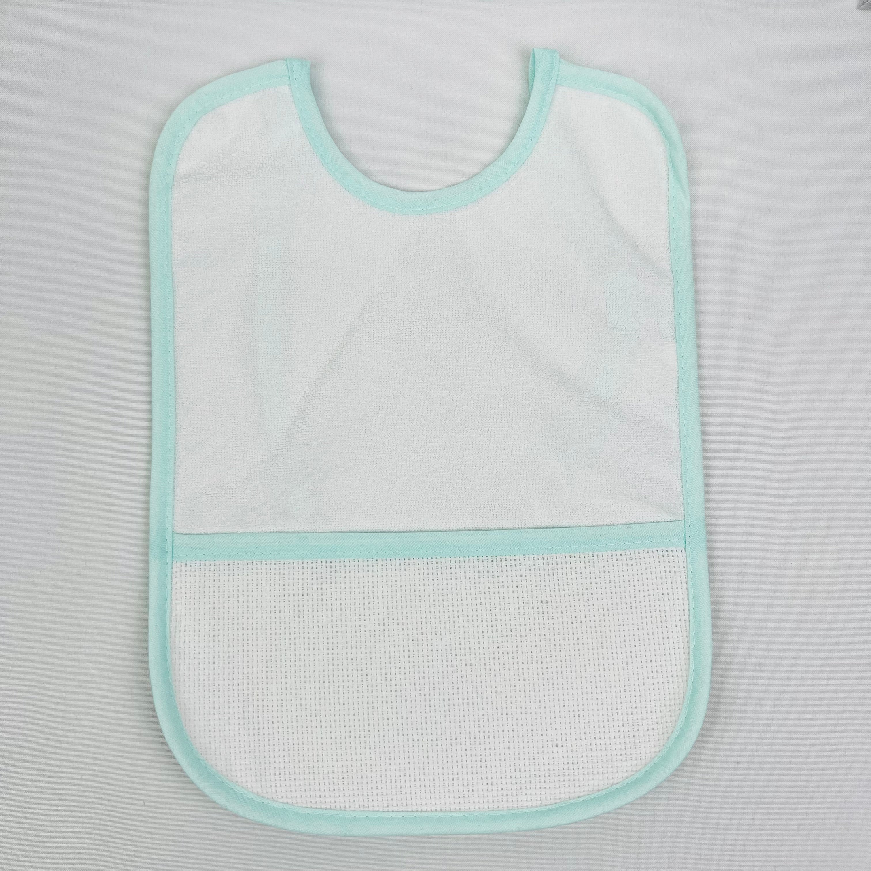 Babete Bebé Quadrada Grande com Plástico