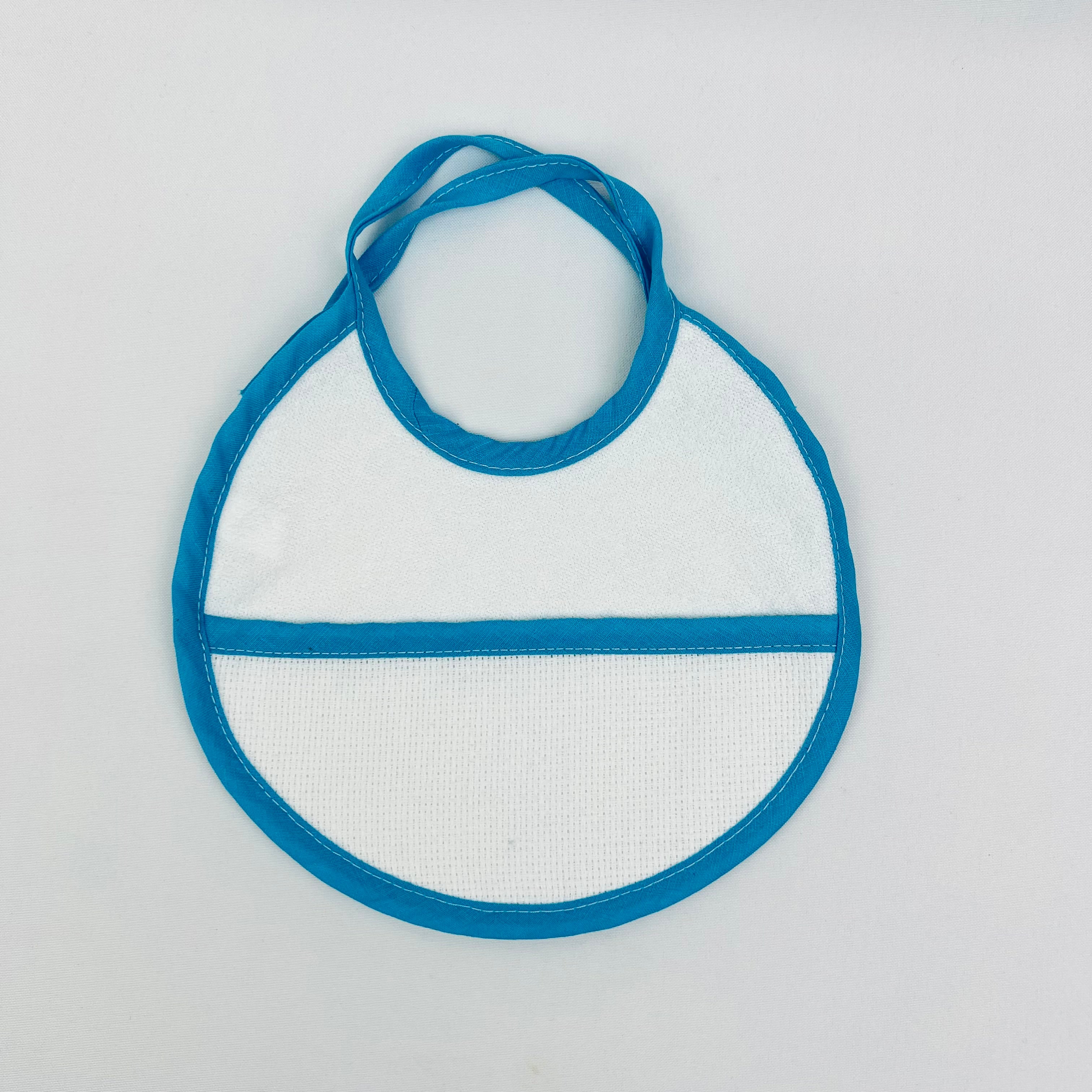 Babete Bebé Redonda Pequena com Plástico