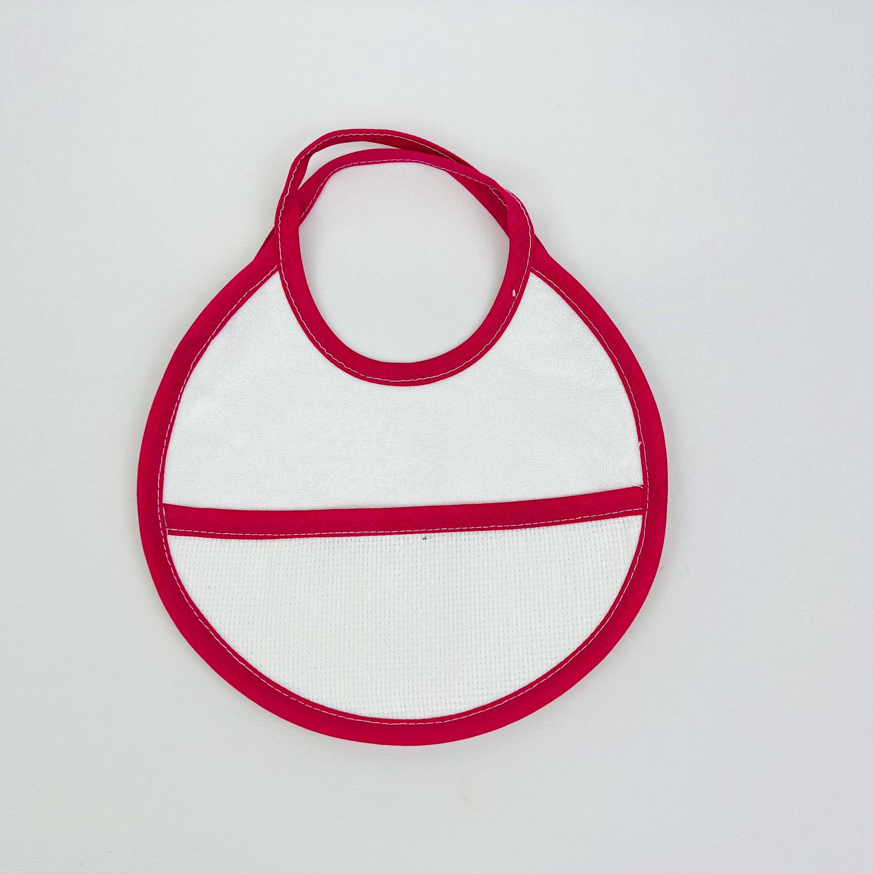 Babete Bebé Redonda Pequena com Plástico