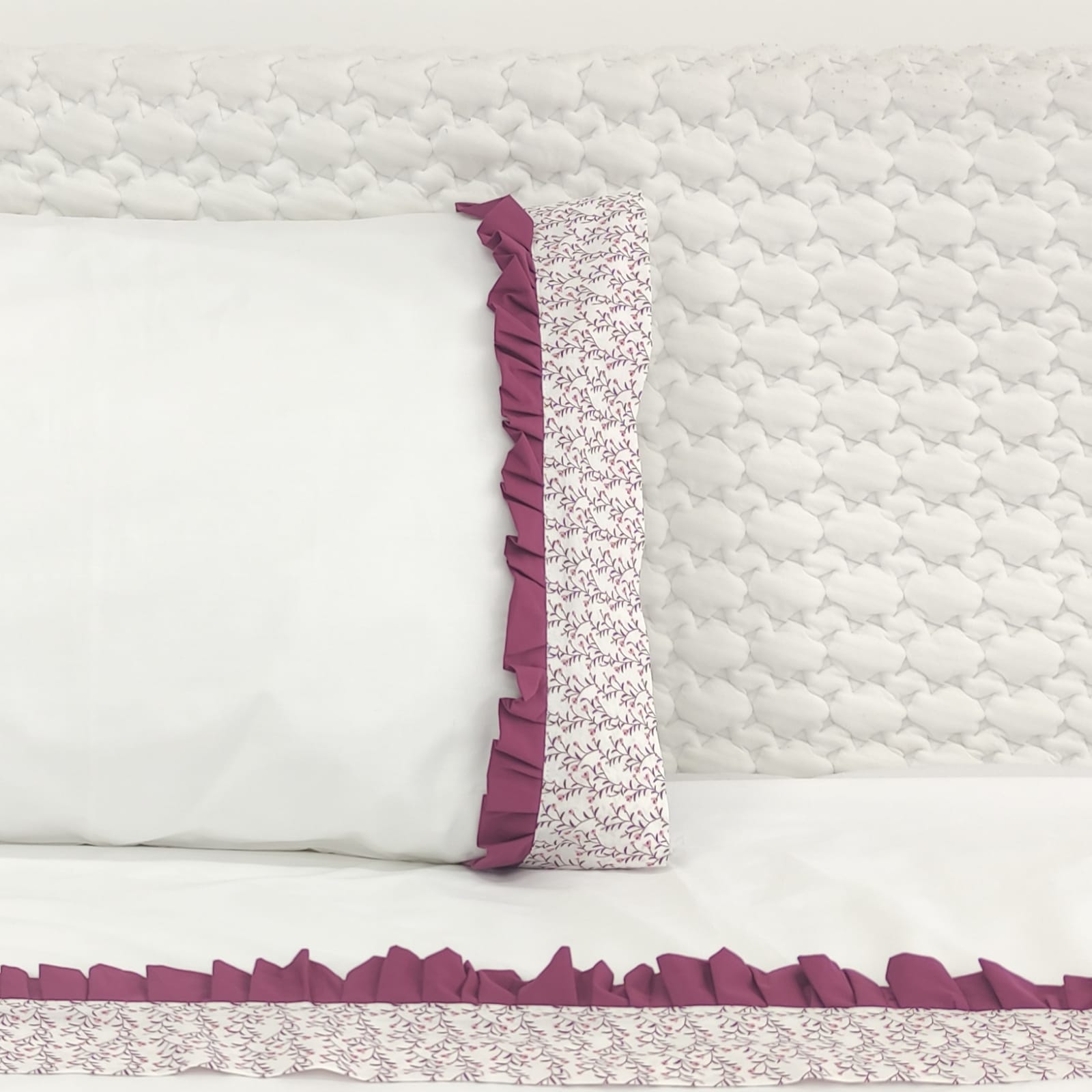Conjunto de Lençóis Purple C/Folho - Travesseiro