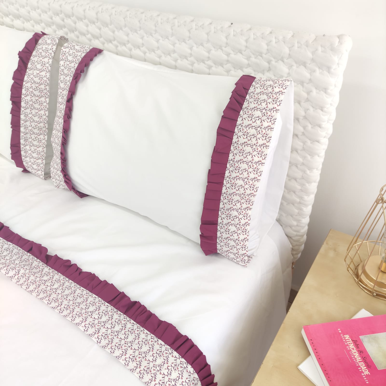 Conjunto de Lençóis Purple C/Folho - Travesseiro