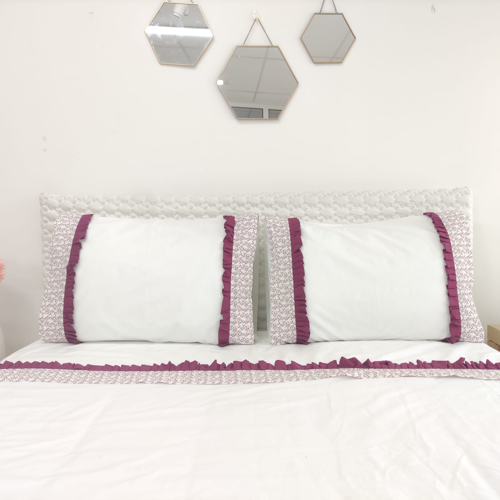 Conjunto de Lençóis Purple C/Folho - Travesseiro