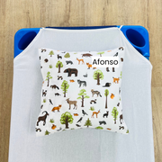 Fronha de Almofada CATRE Flanela Animais Personalizável