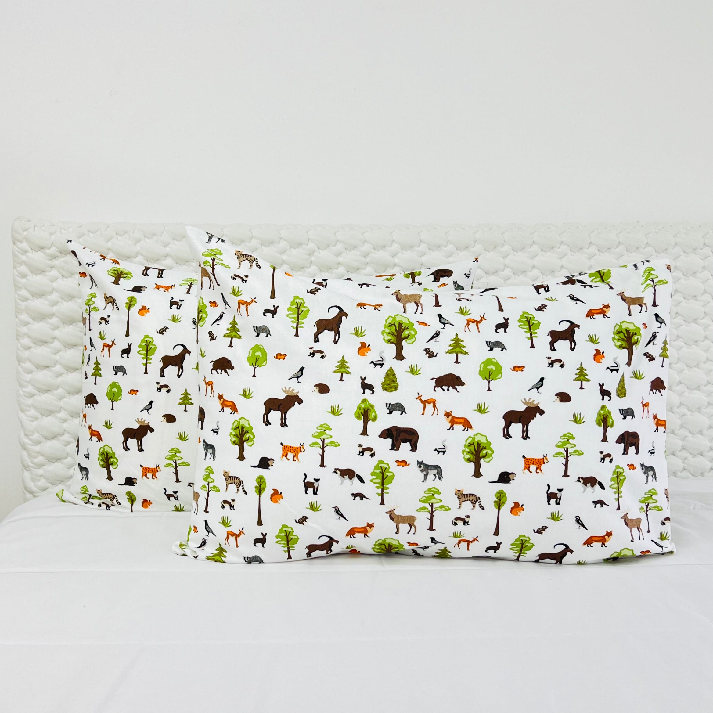 Fronha de Almofada Flanela Animais