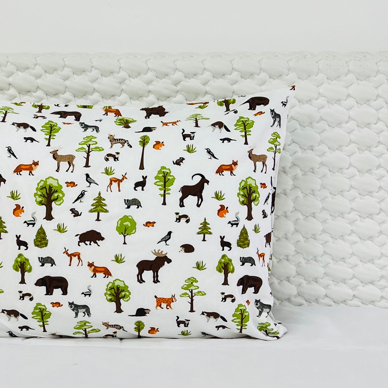 Fronha de Almofada Flanela Animais