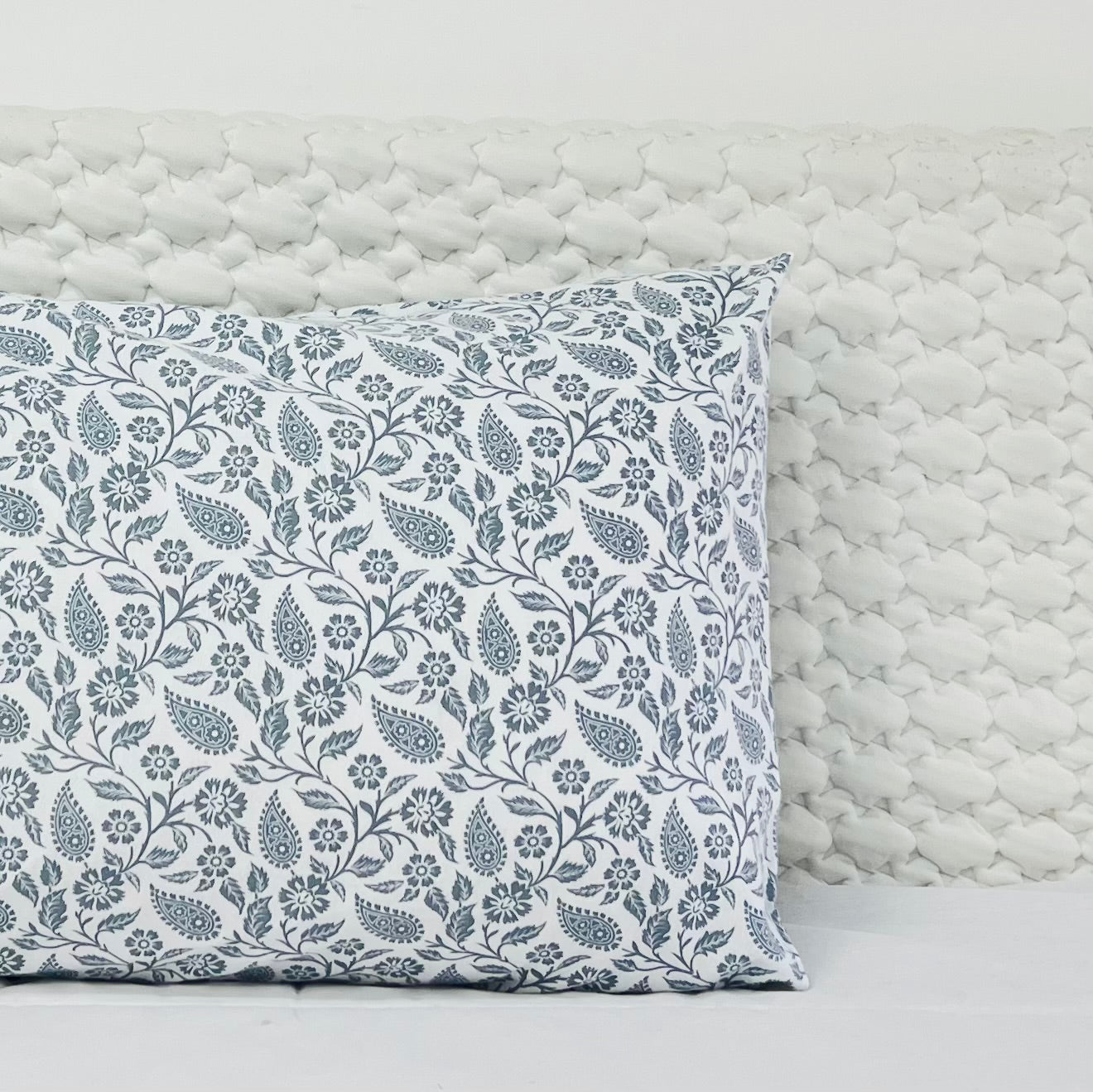 Fronha de Almofada Flanela Blue Mood