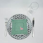 Guardanapo Cocktail Linho OF Flamingo