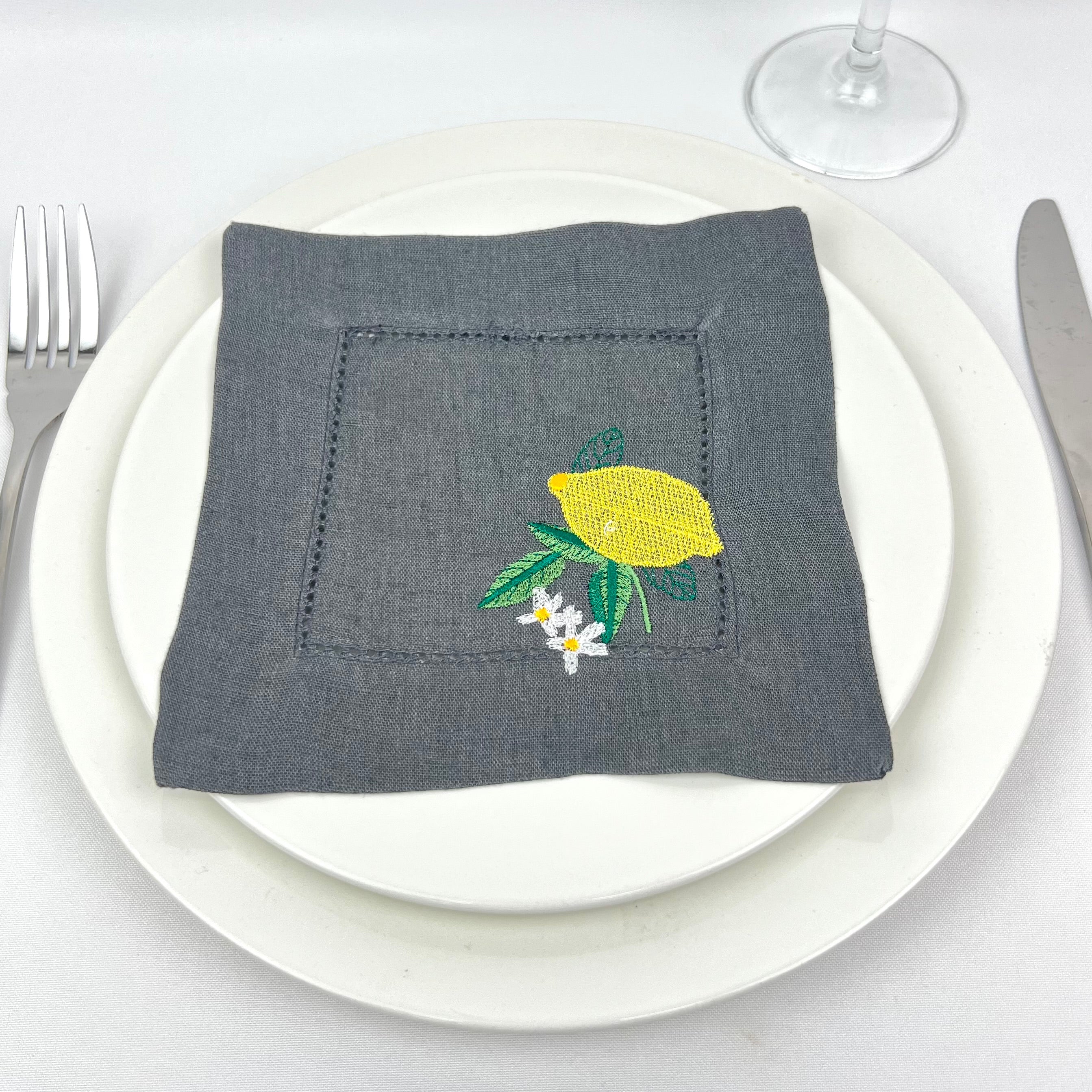 Guardanapo Cocktail Linho OF Limão