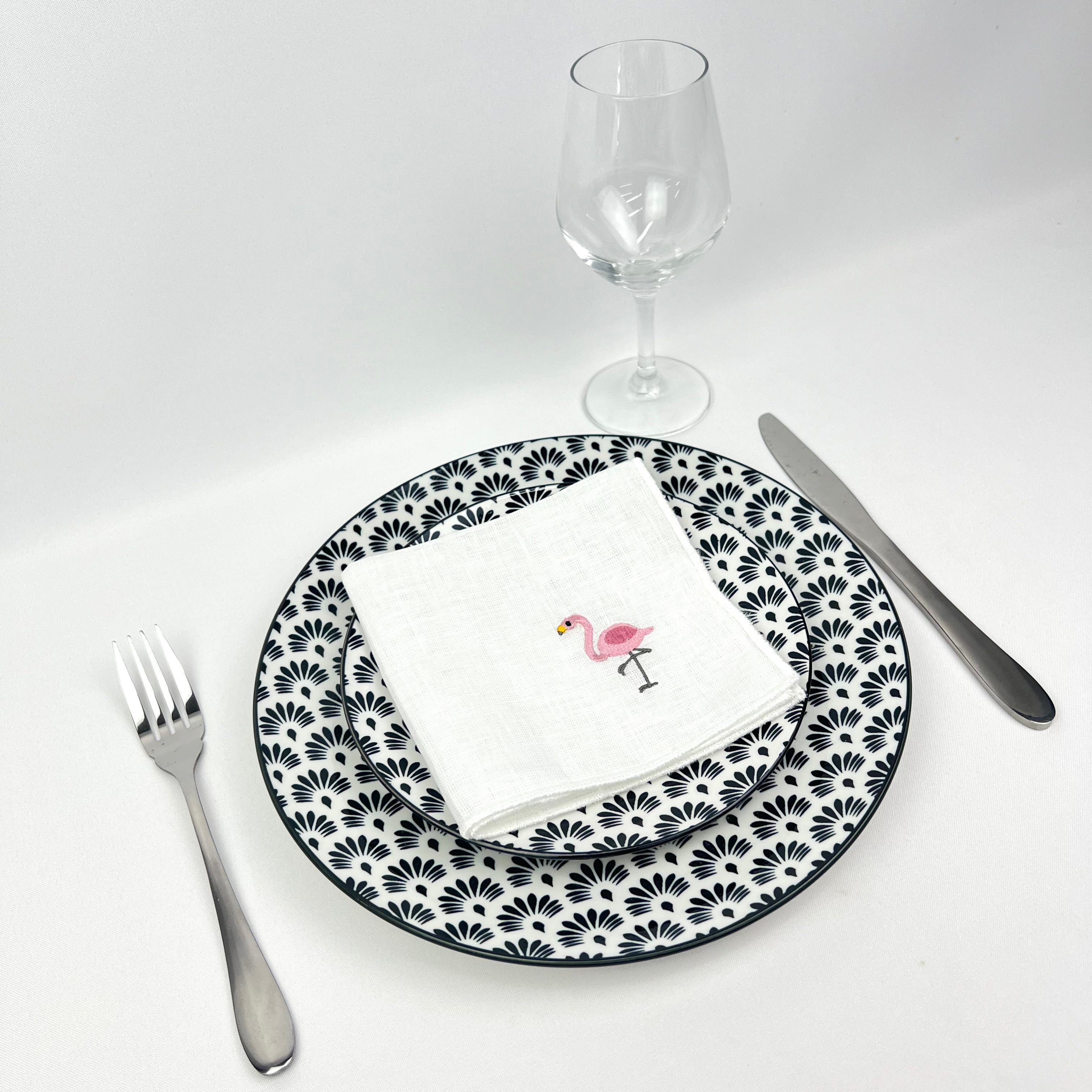 Guardanapo Linho OF Flamingo