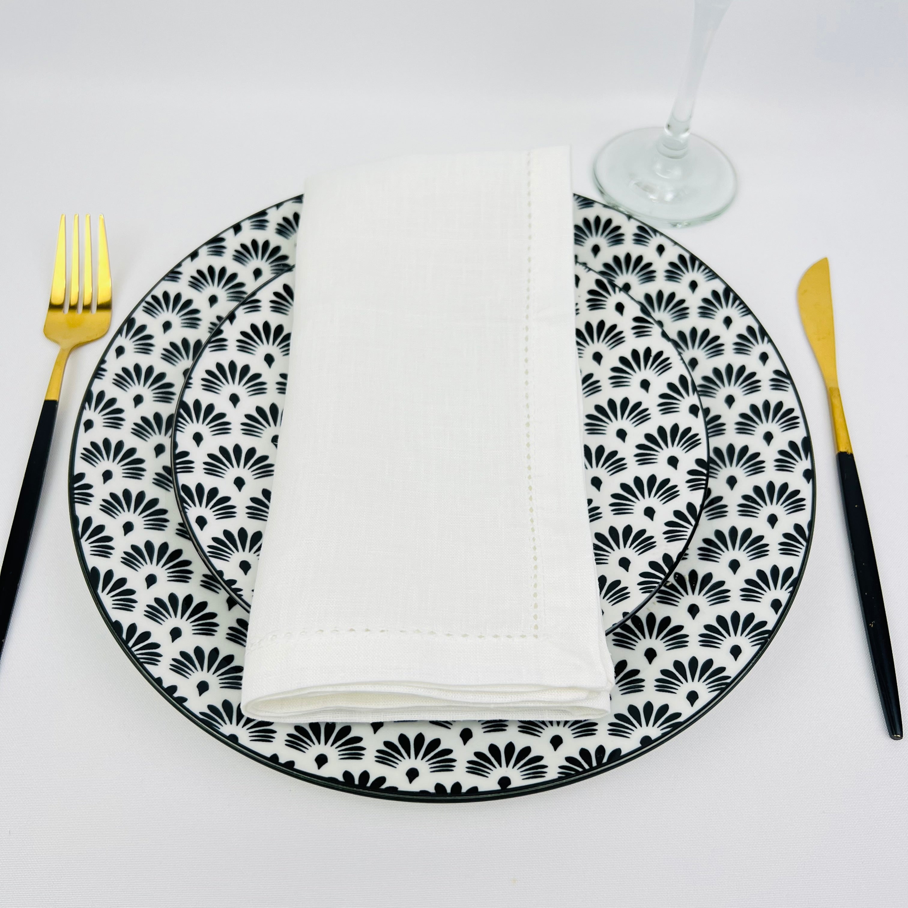 Guardanapo Perfect White Ponto-Aberto