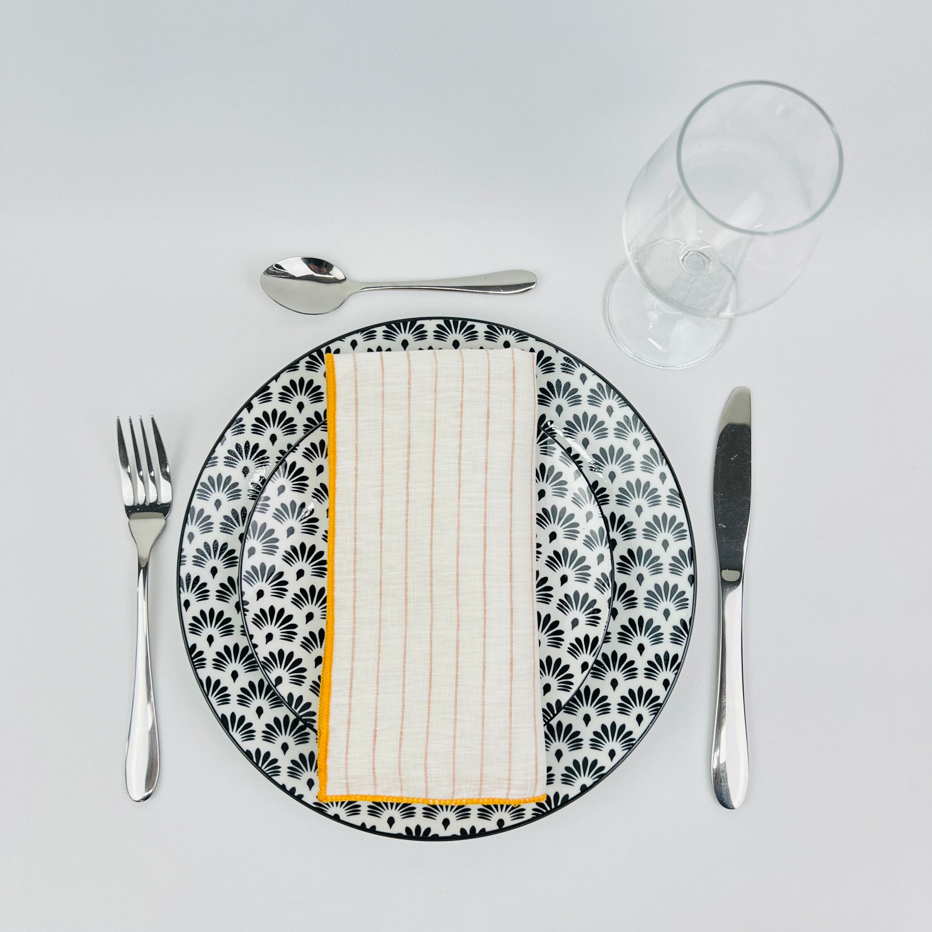 Guardanapo Rayas Overlock